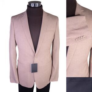 NWT ASOS Men's Two Button Melon Sport Coat Blazer Jacket Sz 40" Poly Blend